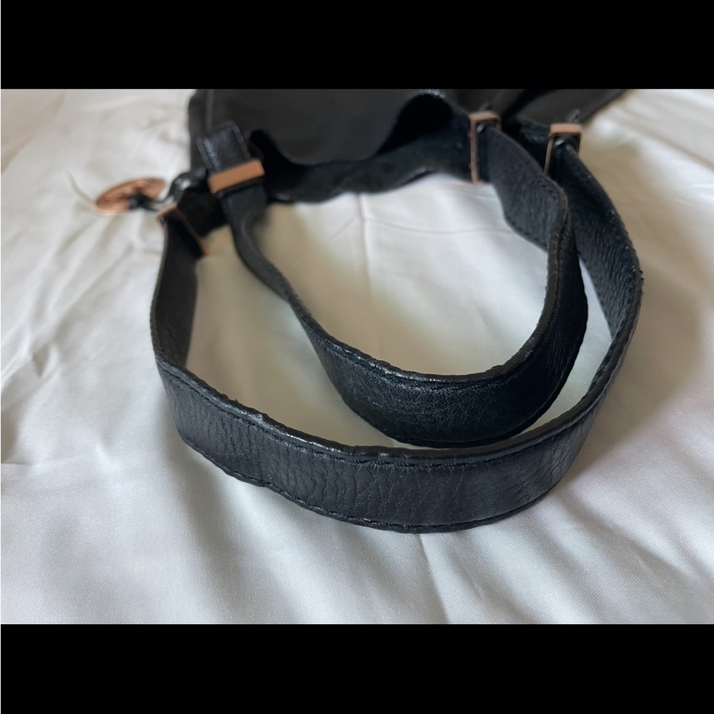 Michael Kors Black Leather Tote Bag - Picture 7 of 16